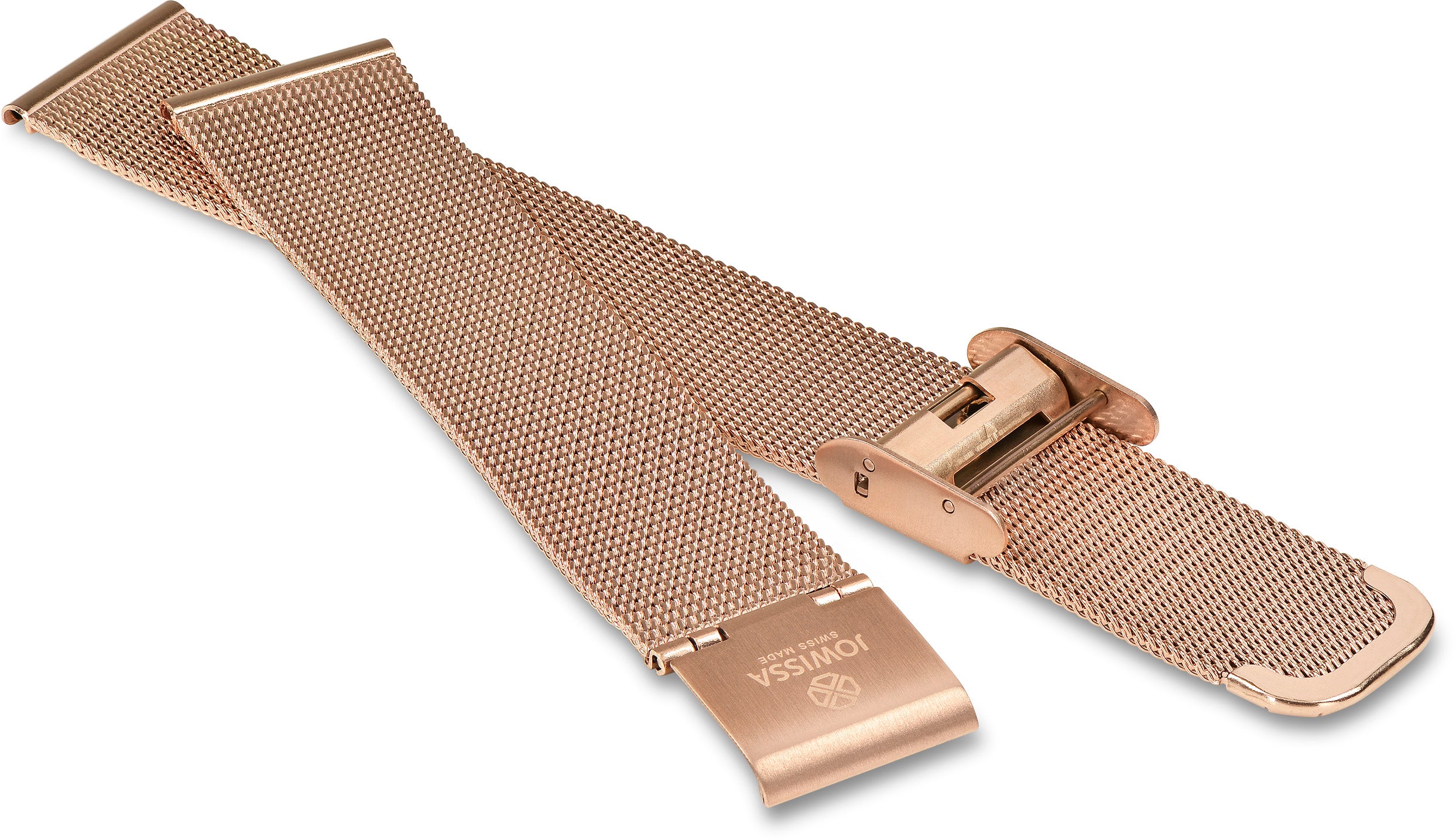 Jowissa Watch Band Stainless Steel 15mm Rosegold E4.197.M